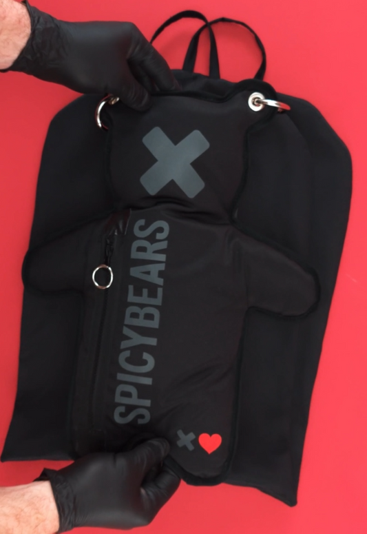 Total Black | Reflective Bear Bag | Valentine's Day Edition